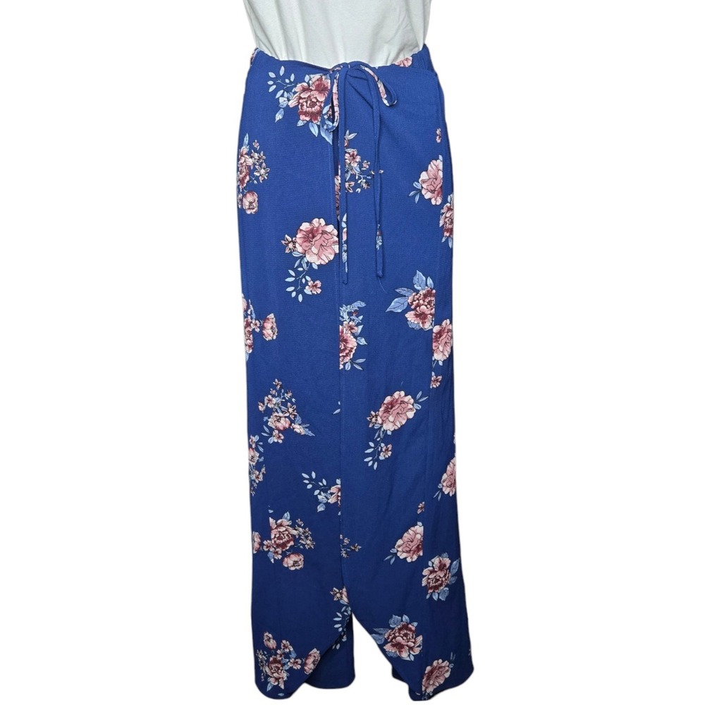 Charlotteโ Russe Womens Romantic Fairy Wide Leg Overlay Pants Size Small Unique